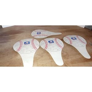 Michelin Tire Dekalb Tire Co. Atlanta Braves 1984 Baseball Advertising signed